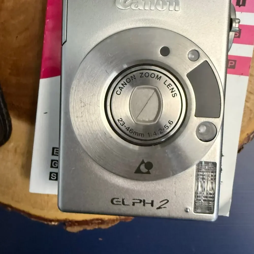 Canon ELPH 2 / IXUS II – APS Film Camera – Tested, w/ Case, Manual & Strap